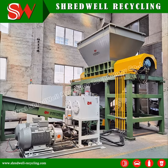 Equipamento de trituração para reciclagem de pneus/Equipamento de trituração para reciclagem de pneus