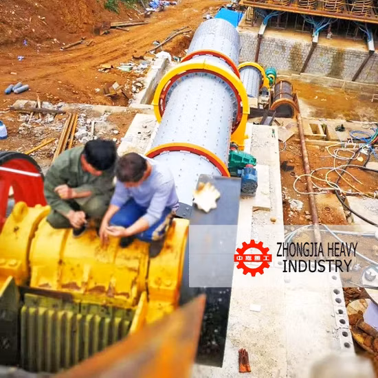 Máquina lavadora de areia com tambor rotativo de minério de ferro manganês