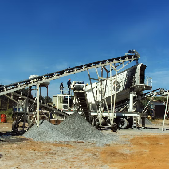 Máquina de pedra móvel mandíbula/impacto/cone/trituração para planta trituradora de mineração de rocha de minério de ouro de ferro