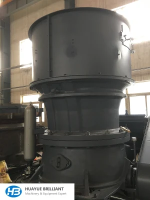 Triturador de cone hidráulico de cilindro único de grande capacidade para planta de britagem agregada