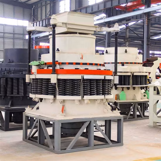Máquina britador de cone giratório de cascalho britador primário e britador secundário